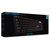 Клавиатура Logitech G413 Mechanical Gaming Romer-G tactile USB UA Carbon (920-008310) Diawest