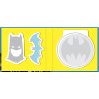 Стікер-закладка Kite набір з клейкою смужкою DC Comics (DC22-477-2) Diawest