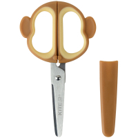 Ножницы Kite детские в футляре Monkey, 13 см (K21-017-03) Diawest