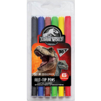 Фломастеры Yes Jurassic World, 6 цветов (650431) Diawest