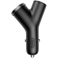 Зарядное устройство Baseus Y type dual USB-A Black (CCALL-YX01) Diawest