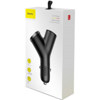 Зарядное устройство Baseus Y type dual USB-A Black (CCALL-YX01) Diawest
