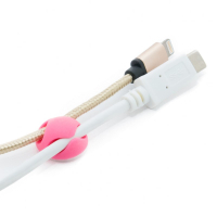 Тримач для кабелю Extradigital CC-929 Cable Clips mini, Pink (KBC1698) Diawest