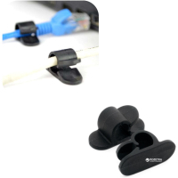 Тримач для кабелю Extradigital CC-905 Cable Clips, Black (KBC1708) Diawest