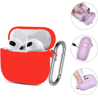 Чохол BeCover Silicon для Apple AirPods (3nd Gen) Red (707186) Diawest