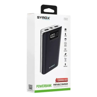 Батарея универсальная Voltronic SYROX PB-107 20000mAh, inp:Type-C/microUSB(5V/2A), out:USB(5V/2.1A&1A), White (PB-107-W/282055) Diawest