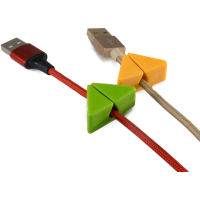 Держатель для кабеля Extradigital CC-965 Cable Clips, Green/Orange (KBC1802) Diawest