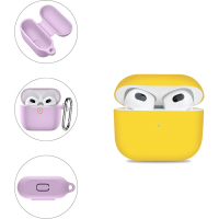 Чохол BeCover Silicon для Apple AirPods (3nd Gen) Yellow (707233) Diawest