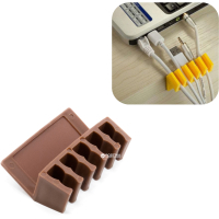 Держатель для кабеля Extradigital CC-902 Cable Clips, Brown (KBC1707) Diawest