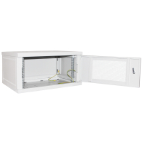 Шафа настінна Ipcom 6U, 600*450, СН-6U-06-04-ДП-1 (RAL 7035) (Тцб-0011423) Diawest