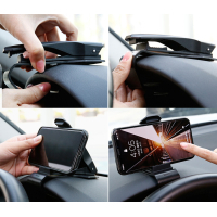 Универсальный автодержатель Baseus Mouth Car Mount Black (SUDZ-01) Diawest