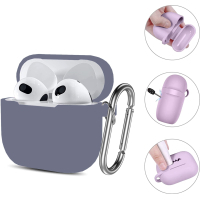 Чохол BeCover Silicon для Apple AirPods (3nd Gen) Light Purple (707183) Diawest