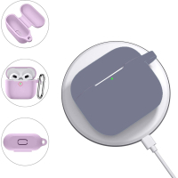Чохол BeCover Silicon для Apple AirPods (3nd Gen) Light Purple (707183) Diawest