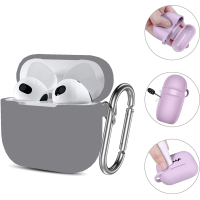 Чохол BeCover Silicon для Apple AirPods (3nd Gen) Gray (707180) Diawest