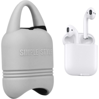 Чохол Kindon i-Smile для Apple AirPods IPH1430 Gray (702348) Diawest