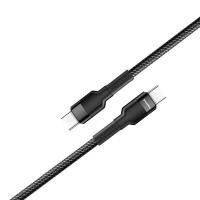 Дата кабель ColorWay USB-C to USB-C 0.3m 3А black (CW-CBPDCC054-BK) Diawest