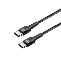 Дата кабель ColorWay USB-C to USB-C 0.3m 3А black (CW-CBPDCC054-BK) Diawest