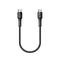 Дата кабель ColorWay USB-C to USB-C 0.3m 3А black (CW-CBPDCC054-BK) Diawest