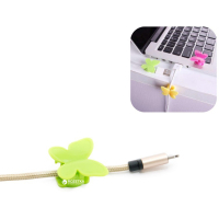 Тримач для кабелю Extradigital CC-948 Cable Clips butterfly, Green (KBC1713) Diawest