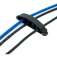 Тримач для кабелю Extradigital CC-926 Cable Clips, Black (KBC1711) Diawest