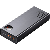 Батарея универсальная Baseus Adaman Metal 20000mAh, PD/65W, QC/3.0, +cable USB to Type-C (PPIMDA-D01) Diawest
