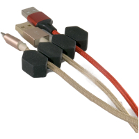 Тримач для кабелю Extradigital CC-963 Cable Clips, Black (KBC1808) Diawest