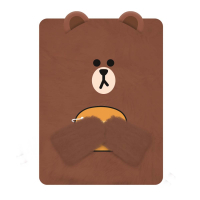 Блокнот Yes Пушистый Line Friends Brown , 80 листов Линия (151745) Diawest