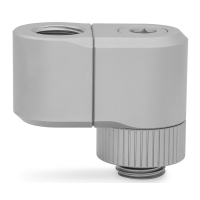 Фітинг для СВО Ekwb EK-Quantum Torque Double Rotary Offset 28 - Satin Titanium (3831109893487) Diawest