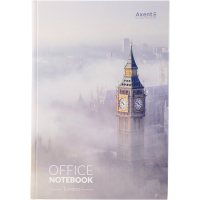 Книга записна Axent London А4 у твердій обкладинці 192 аркуші клітинка (8423-21-A) Diawest