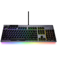 Клавіатура ASUS ROG Strix Flare II Animate NX Red USB Black (90MP02E6-BKRA00) Diawest