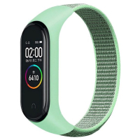 Ремінець до фітнес браслета BeCover Nylon Style для Xiaomi Mi Smart Band 5/6 Mint (705426) Diawest
