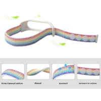 Ремінець до фітнес браслета BeCover Nylon Style для Xiaomi Mi Smart Band 5/6 Mint (705426) Diawest