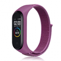 Ремінець до фітнес браслета BeCover Nylon Style для Xiaomi Mi Smart Band 5/6 Purple (705429) Diawest