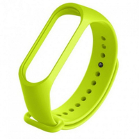 Ремінець до фітнес браслета BeCover Silicone для Xiaomi Mi Smart Band 5/6/7 Lime (705433) Diawest