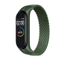 Ремінець до фітнес браслета BeCover Elastic Nylon Style для Xiaomi Mi Smart Band 5/6 (Size M) Khaki (706150) Diawest