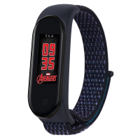 Ремешок для фитнес браслета BeCover Nylon Style для Xiaomi Mi Smart Band 5/6 Deep Blue (705421) Diawest