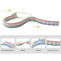 Ремінець до фітнес браслета BeCover Nylon Style для Xiaomi Mi Smart Band 7 Lime (707662) Diawest