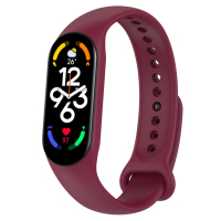 Ремешок для фитнес браслета BeCover Silicone для Xiaomi Mi Smart Band 7 Red Wine (707491) Diawest