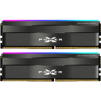 Модуль пам'яті для комп'ютера DDR4 16GB (2x8GB) 3200 MHz XPOWER Zenith RGB Silicon Power (SP016GXLZU320BDD) Diawest