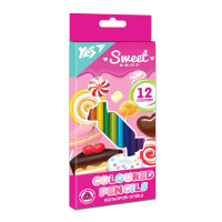 Олівці кольорові Yes Sweet Cream 12 кольорів (290663) Diawest