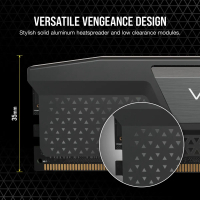 Модуль пам'яті для комп'ютера DDR5 32GB (2x16GB) 5200 MHz Vengeance Corsair (CMK32GX5M2B5200C40) Diawest