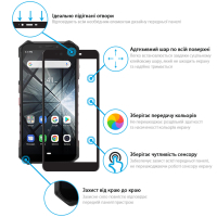 Скло захисне Global Full Glue Ulefone Armor X3/X5 (1283126505140) Diawest