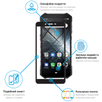Скло захисне Global Full Glue Ulefone Armor X3/X5 (1283126505140) Diawest