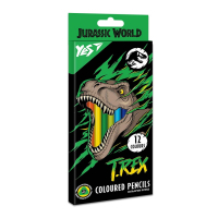 Олівці кольорові Yes Jurassic World 12 кольорів (290669) Diawest
