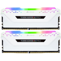 Модуль пам'яті для комп'ютера DDR4 16GB (2x8GB) 3600 MHz Vengeance RGB Pro White Corsair (CMW16GX4M2D3600C18W) Diawest
