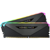 Модуль пам'яті для комп'ютера DDR5 64GB (2x32GB) 5600 MHz Vengeance RGB Black Corsair (CMH64GX5M2B5600C36) Diawest