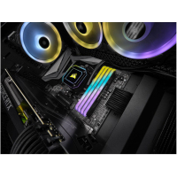 Модуль пам'яті для комп'ютера DDR5 64GB (2x32GB) 5600 MHz Vengeance RGB Black Corsair (CMH64GX5M2B5600C36) Diawest