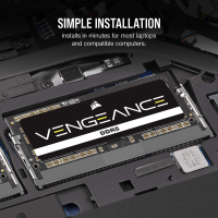 Модуль пам'яті для ноутбука SoDIMM DDR5 16GB 4800 MHz Vengeance Corsair (CMSX16GX5M1A4800C40) Diawest