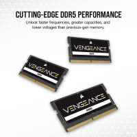 Модуль пам'яті для ноутбука SoDIMM DDR5 16GB 4800 MHz Vengeance Corsair (CMSX16GX5M1A4800C40) Diawest