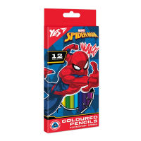 Олівці кольорові Yes Marvel.Spiderman 12 кольорів (290667) Diawest